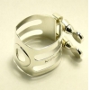 WOODSTONE - TENOR Saxophone Ligature - SOLID SILVER - Slimmer