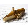 FL - Ligature - Alto Saxophone - PURE BRASS /Silver/