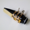 WOODSTONE - ALTO Saxophone Ligature - GOLD PLATE - Claude Lakey