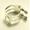 WOODSTONE - ALTO Saxophone Ligature - SOLID SILVER - Claude Lakey